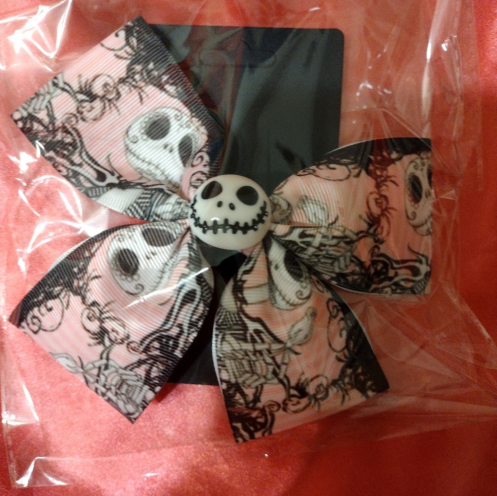 Good nightmare before Christmas hair bow